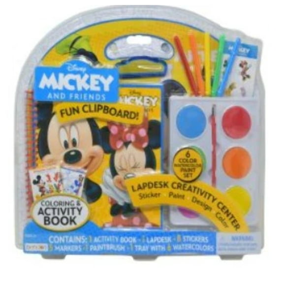 Mickey Minnie Lap Desk W/ Jumbo Paint