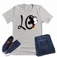thumbnail image 1 of Mickey Minnie Love, Valentine Shirt Unisex Short Sleeve Shirt Couples Shirts(Grey-2X Large), 1 of 5