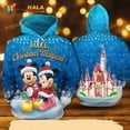 thumbnail image 1 of Mickey Minnie Make Christmas Magical 3D Hoodie T-Shirt, 1 of 5