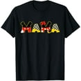thumbnail image 1 of Mickey Minnie Mama Mother's Day Birthday Family Trip DTG Print Unisex T-Shirt,Black Color,Size 4XL, 1 of 5