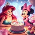 thumbnail image 1 of Mickey Minnie Diamond Painting Kits for Adults,  DIY 5D Round Full Drill Art Perfect for Relaxation Wall Decor crafts,  holiday relaxation Home Wall Art Decoration 11.81x11.81inch, 1 of 6