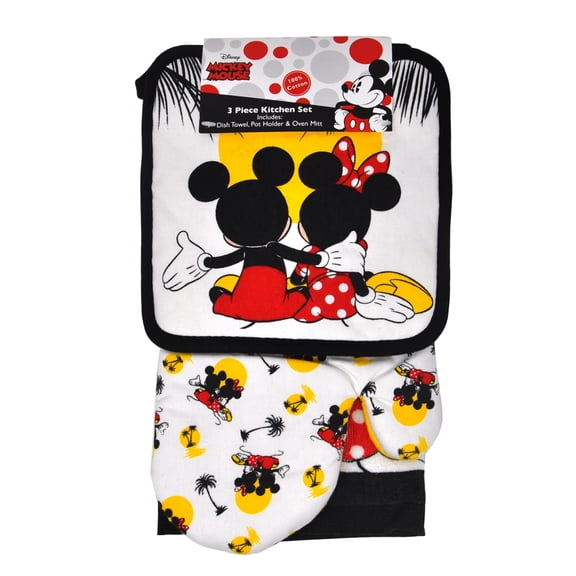 Disney Mickey & Minnie Sunset Kitchen Towel Set (3 Count)
