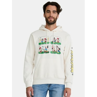Mickey & Minnie Mouse Men's Graphic Hoodie, Sizes S-2XL