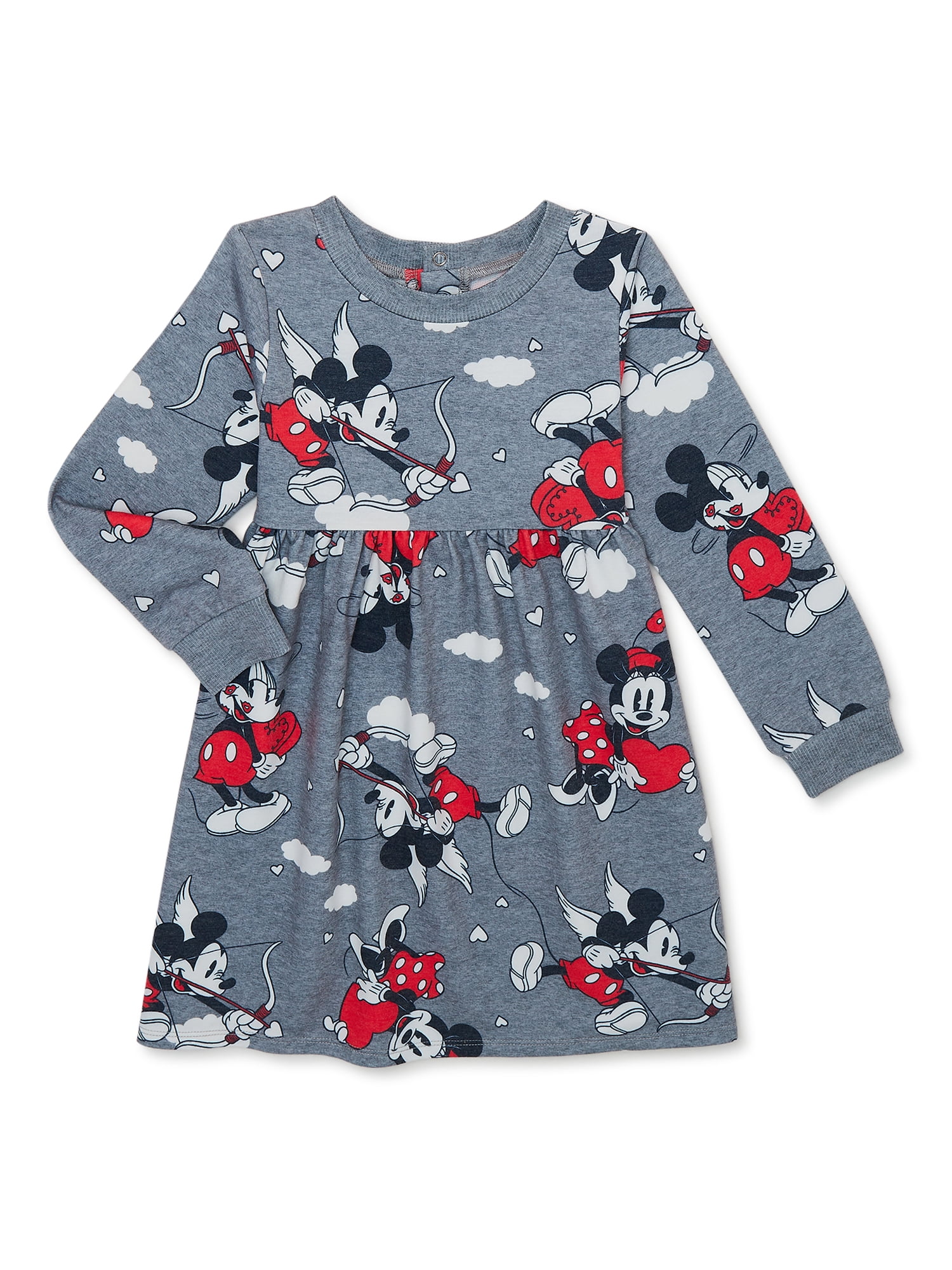 Baby Girl Dress Full Sleeve Mickey Doll  Style  !! main image 1