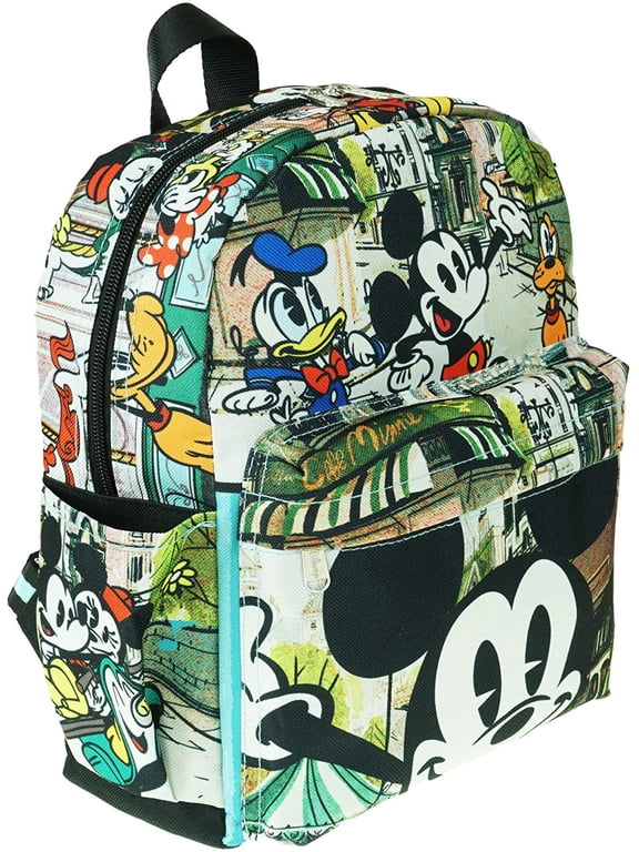 Mickey Mouse 12" Deluxe Oversize Print Backpack - A21376