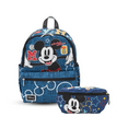 thumbnail image 1 of Mickey Mouse 13-inch Nylon Backpack and Collapsible Hip Pack Bundle, 1 of 1