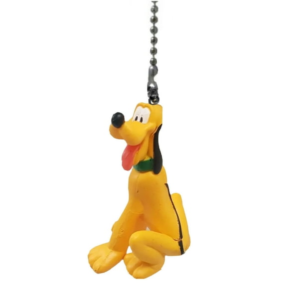 Mickey Mouse 3" Pluto Dog PVC Fan Lamp Light Pull Chain Figure Figurine