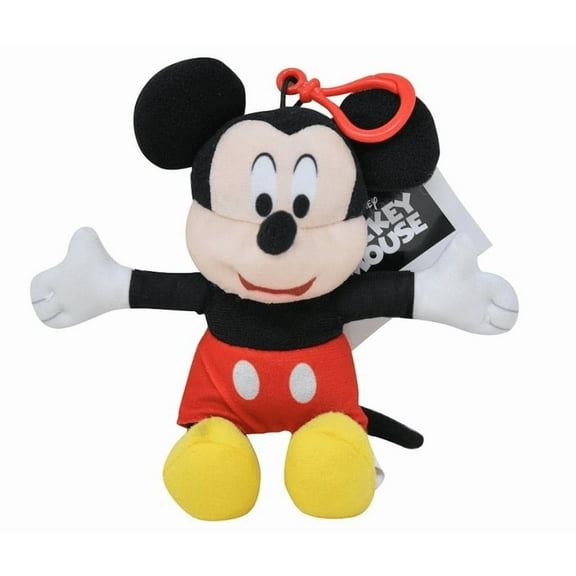 Mickey Mouse 6in Plush Clip Keychain