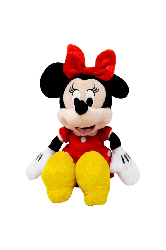 804555 Disney Minnie Mouse Red Dress Plush Doll - 11 in.