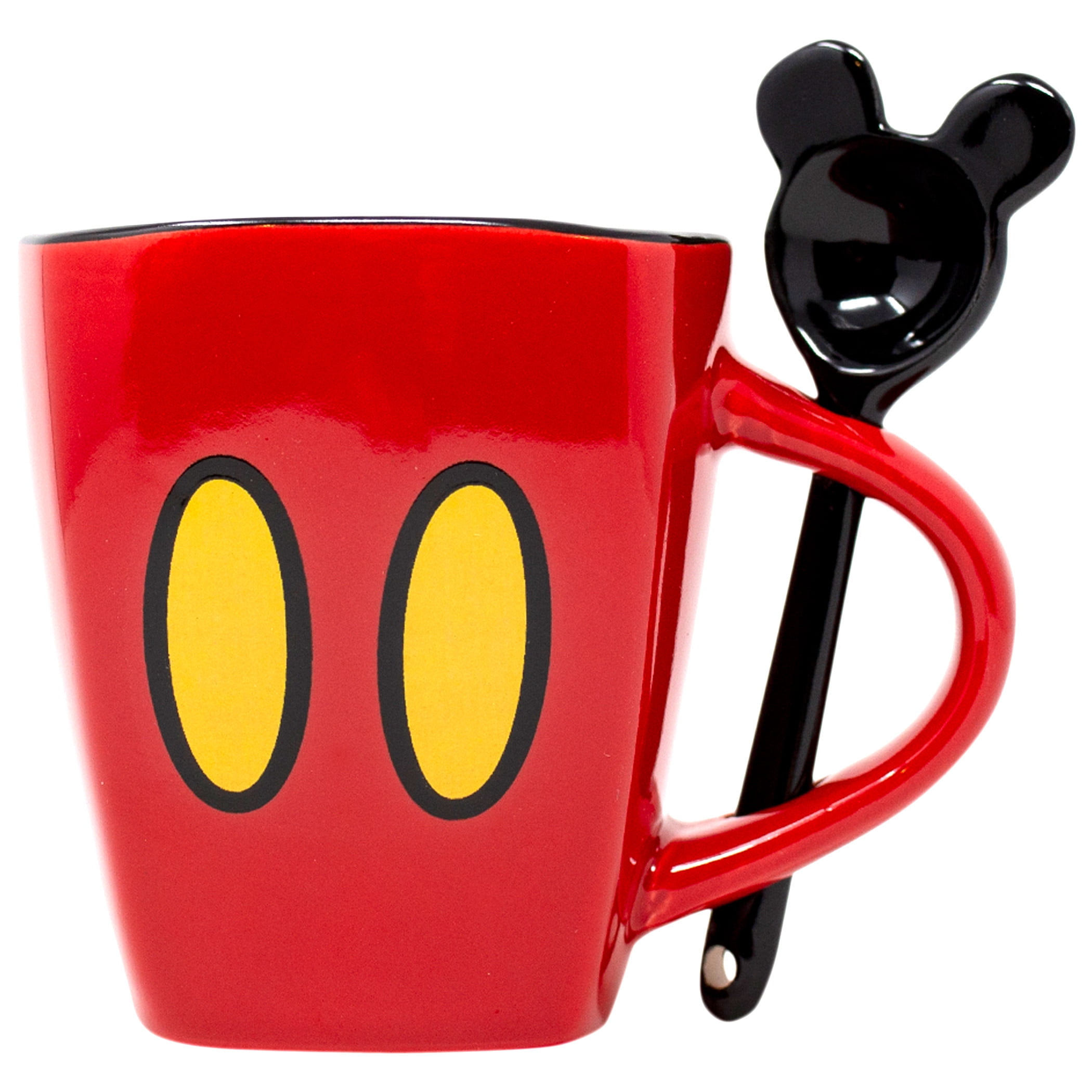 Mickey Mouse 809355 11 oz Disney Shorts Mug with Spoon, Red - Walmart.com