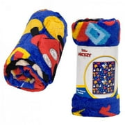 Mickey Mouse 875760 40 x 50 in. Mickey Mouse Fun Shapes Silk Touch Throw Blanket, Blue