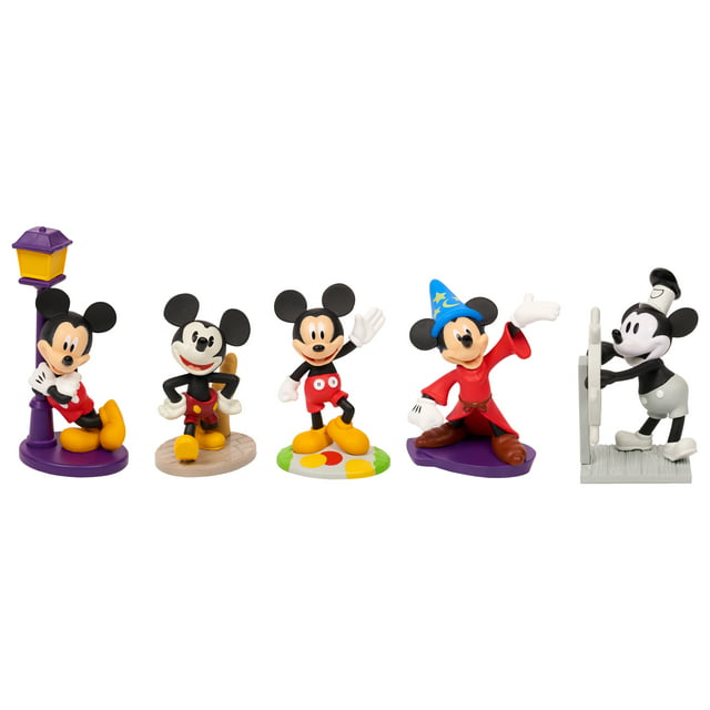 Mickey Mouse 90th Anniversary 5-Piece Collectible Figure Set