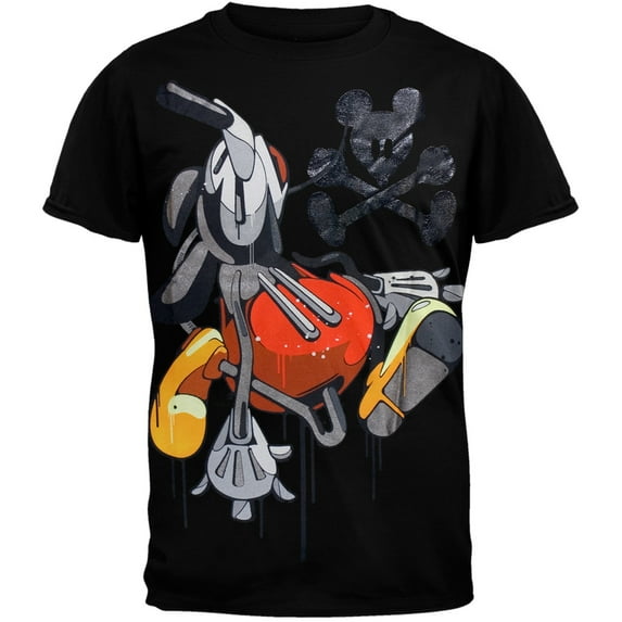 Mickey Mouse - Acid Drip Soft T-Shirt - X-Small