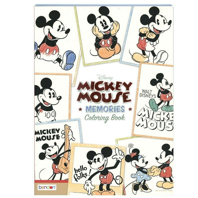 Mickey Mouse Advanced Coloring Book - Walmart.com