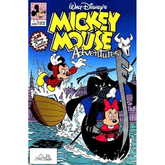 Mickey Mouse Adventures #1 VF ; Disney Comic Book