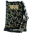 thumbnail image 1 of Mickey Mouse All About Mickey Black Gold Lanyard With Detachable Purse, 1 of 4
