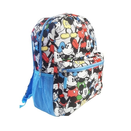Mickey Mouse All-Over Print 16" School Shoulder Backpacking Backpack for Kids