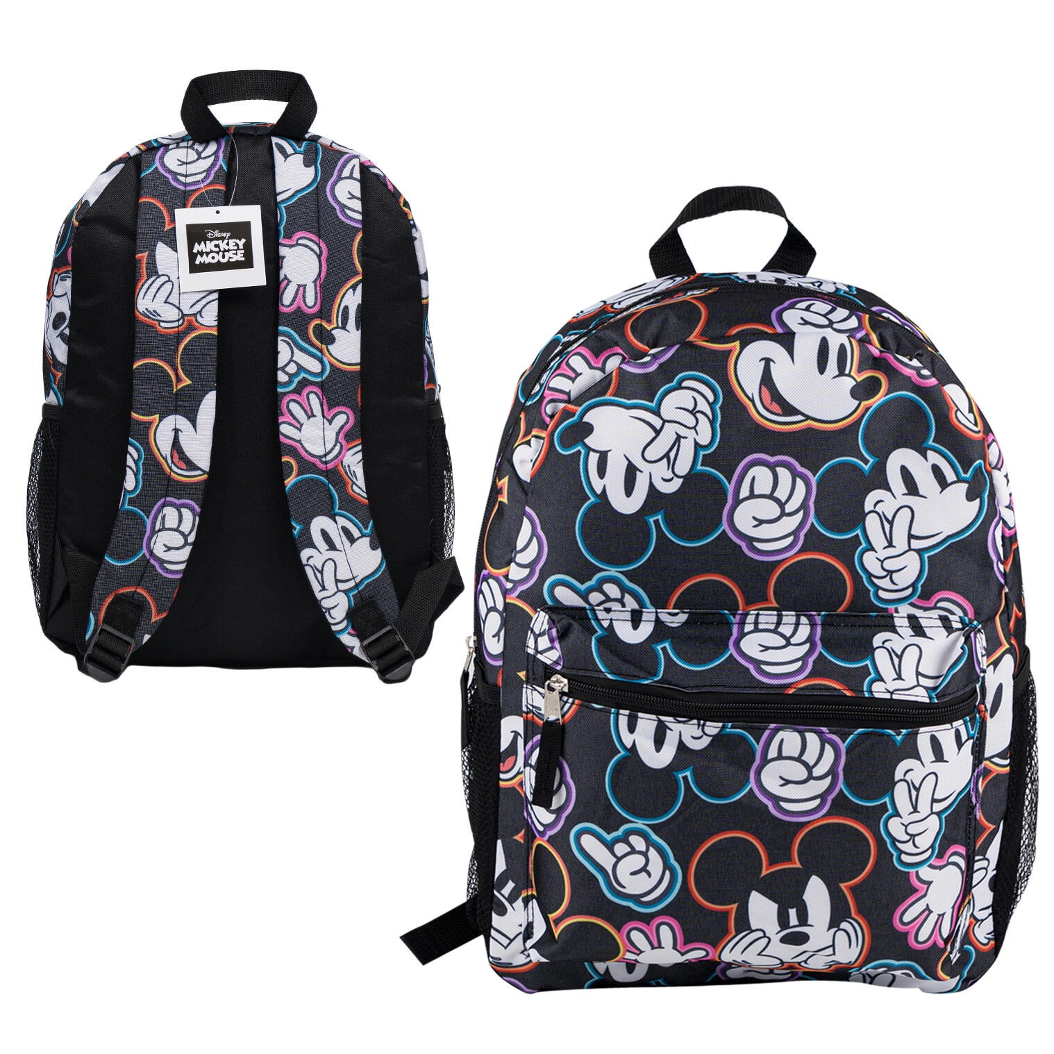 Disney Unisex Mickey Mouse Allover Print Backpack Walmart