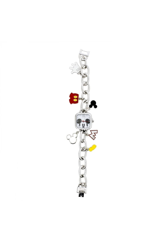 Analog Chain Watch with Iconic Charms
