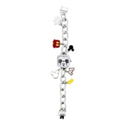 Mickey Mouse Analog Chain Watch with Iconic Charms
