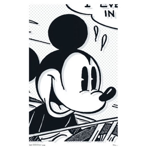 Mickey Mouse - Art Deco Poster Print (24 x 36)
