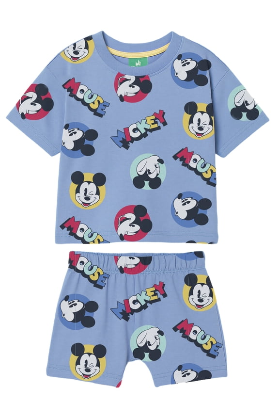 Baby Boy 2 Piece French Terry Short Set, Sizes 0-24 Months