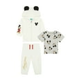 thumbnail image 1 of Mickey Mouse Baby Boy 3 Piece Fleece Jogger Set, Sizes 0-24 Months, 1 of 7