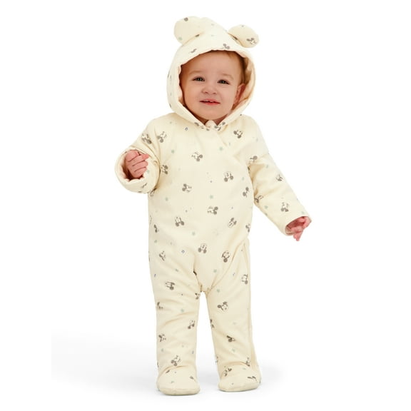 Character Baby Hooded Ribbed Pram Suit, Sizes 0-9 Months
