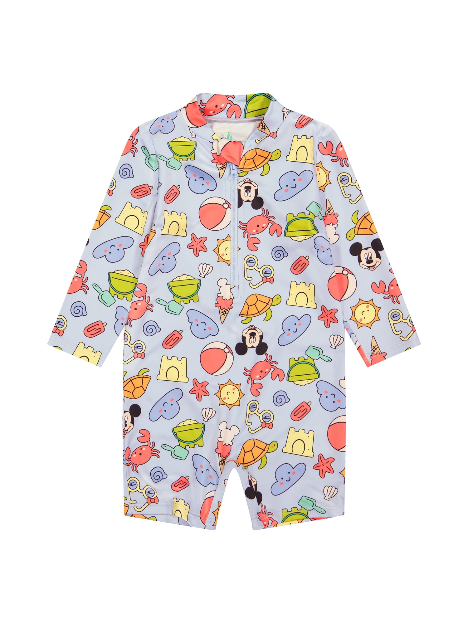 Character Baby Boy One- Piece Rash Guard Swimsuit, Sizes 0/3M- 24M
