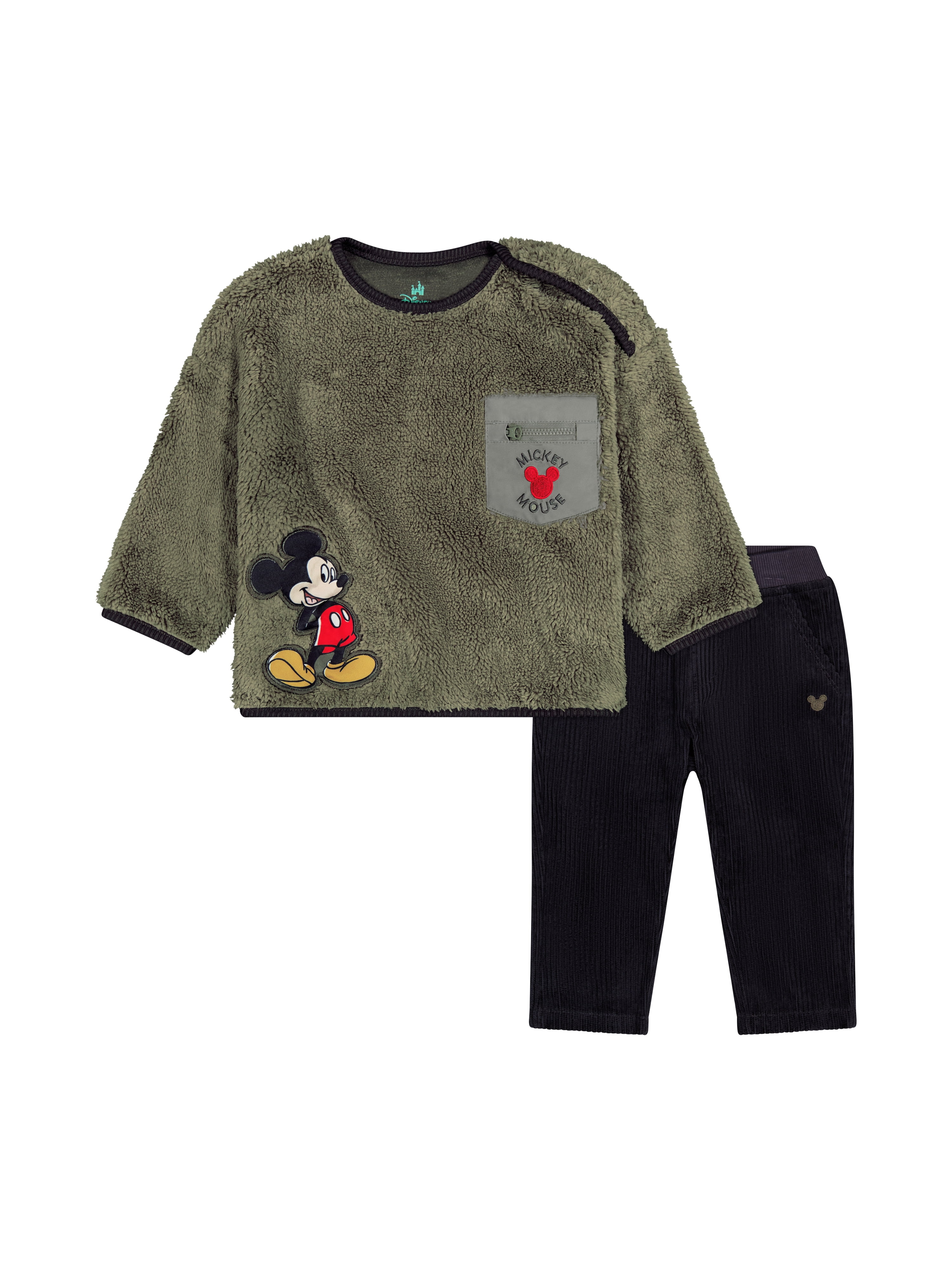Character Baby Boy Sherpa Pant Set, 2 Piece, Sizes 0/3-24 Months