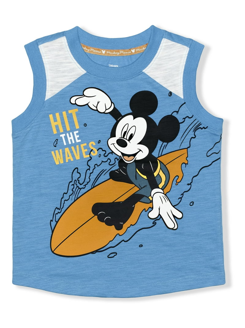 トップス mickey tank tops Mickey Mouse Baby Boy & Toddler Boy Tank-Top (12M-5T