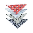 thumbnail image 1 of Mickey Mouse Baby Boys' 4-Pack Bandana Bibs - red/multi, one size, 1 of 2