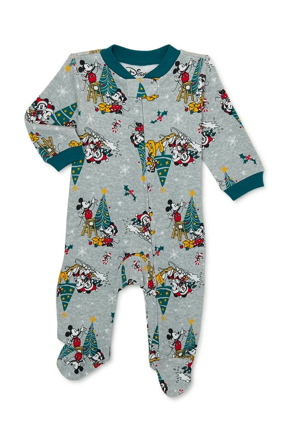 Baby One-Piece Footed Pajamas, Sizes NB-9M