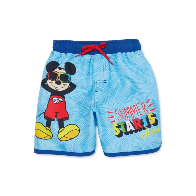 Mickey Mouse Baby Toddler Boy Swim Trunks Walmart