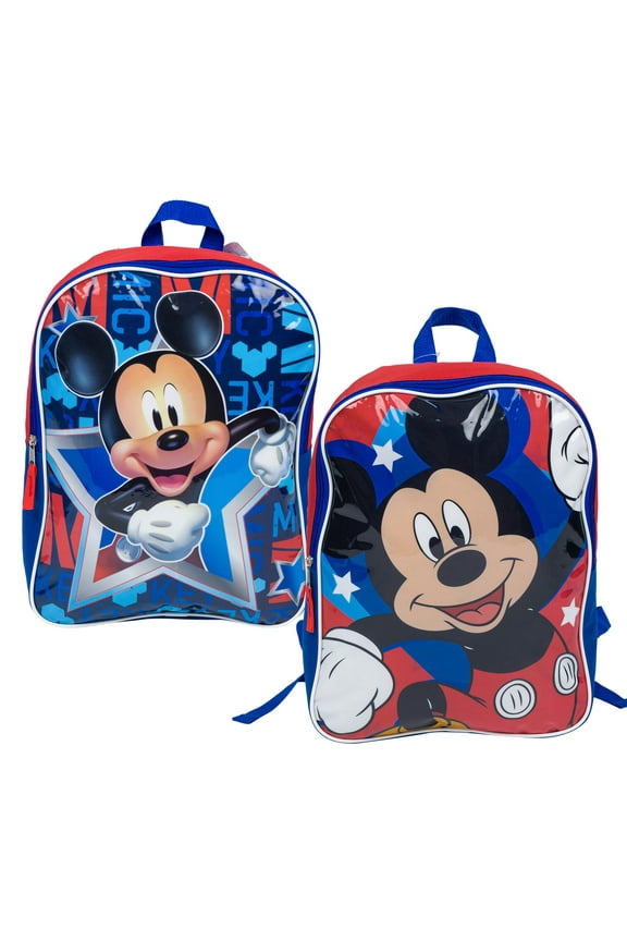 Mickey Mouse Backpack- 15"- 2 Assortments