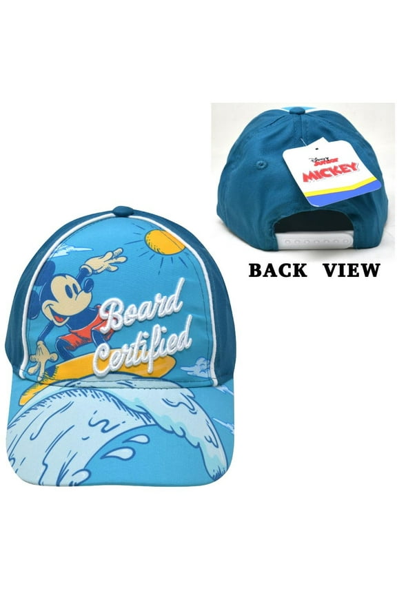 Mickey Mouse Baseball Cap Hat- LIGHT BLUE