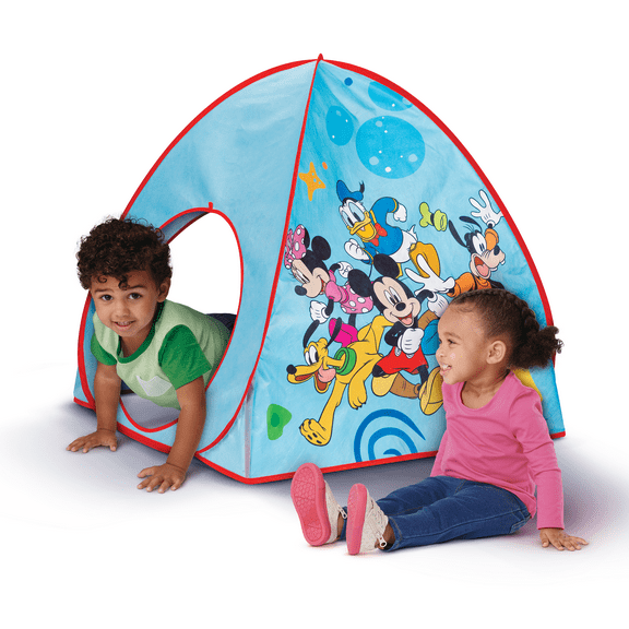 Mickey Mouse Basic Twist, Pop, & Play Indoor Tent No Assembly Required Intended for Children Ages 2 to 5