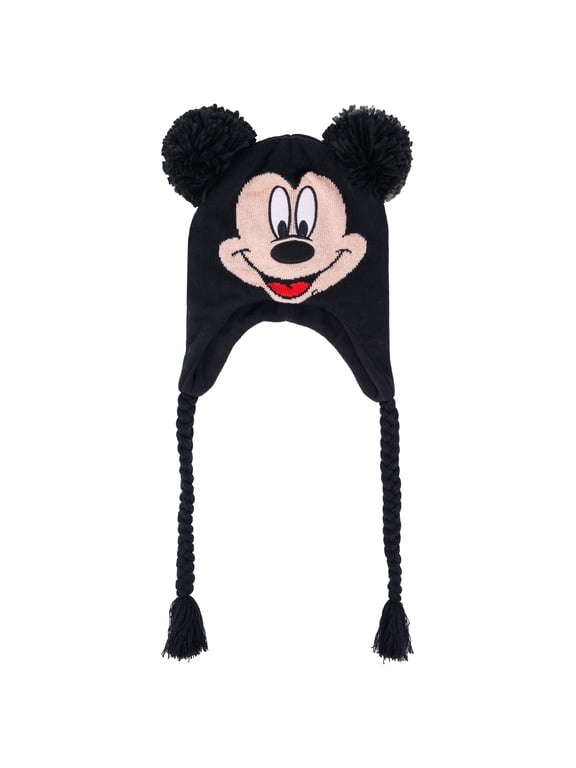 Mickey Mouse Big Face 3D Pom Ears Peruvian