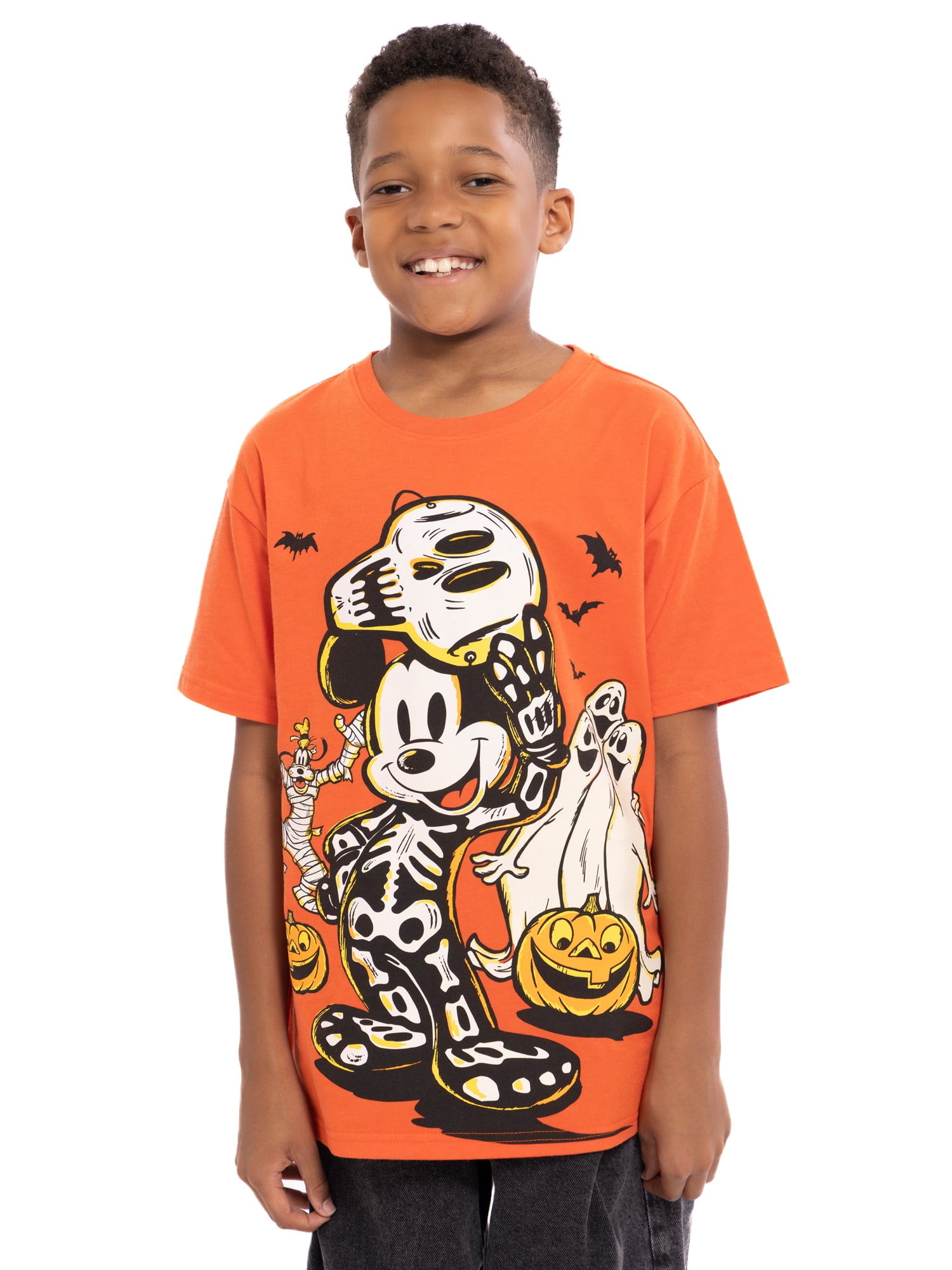 Boys Short Sleeve Halloween Graphic T-Shirt, Sizes 4-18