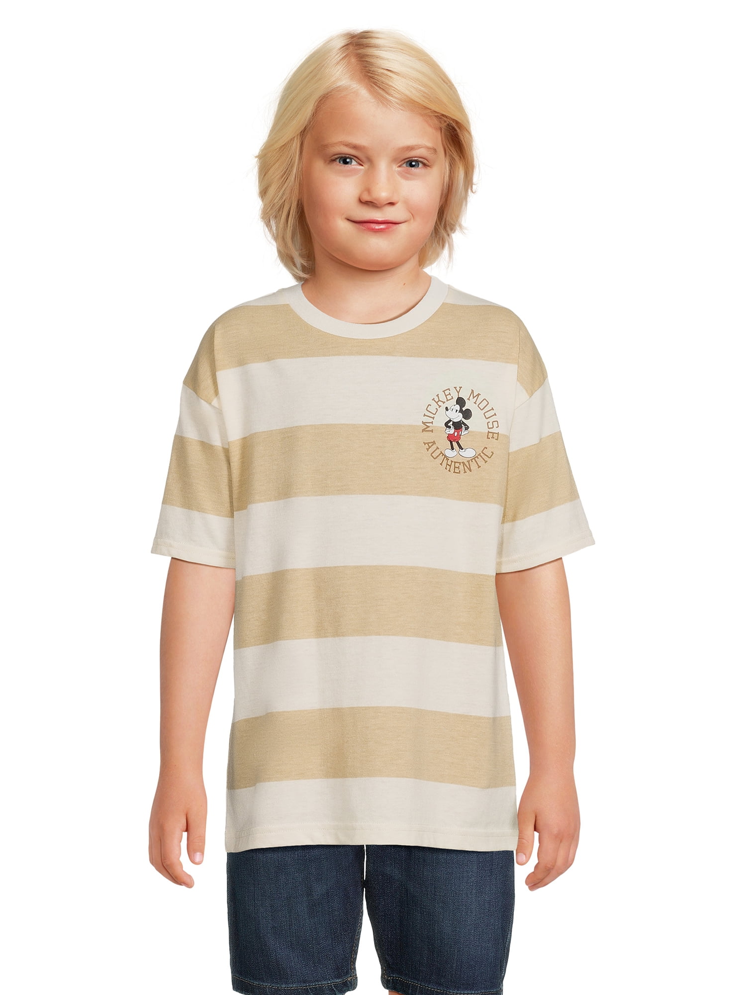 Juniors Mickey Mouse Printed Boys T Shirt
