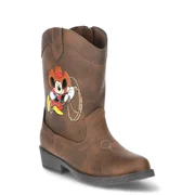 MICKEY MOUSE Disney Toddler Kids License Cowboy Boots