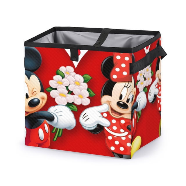 Mickey Mouse Car trash can, leakproof back seat, cute trash bag