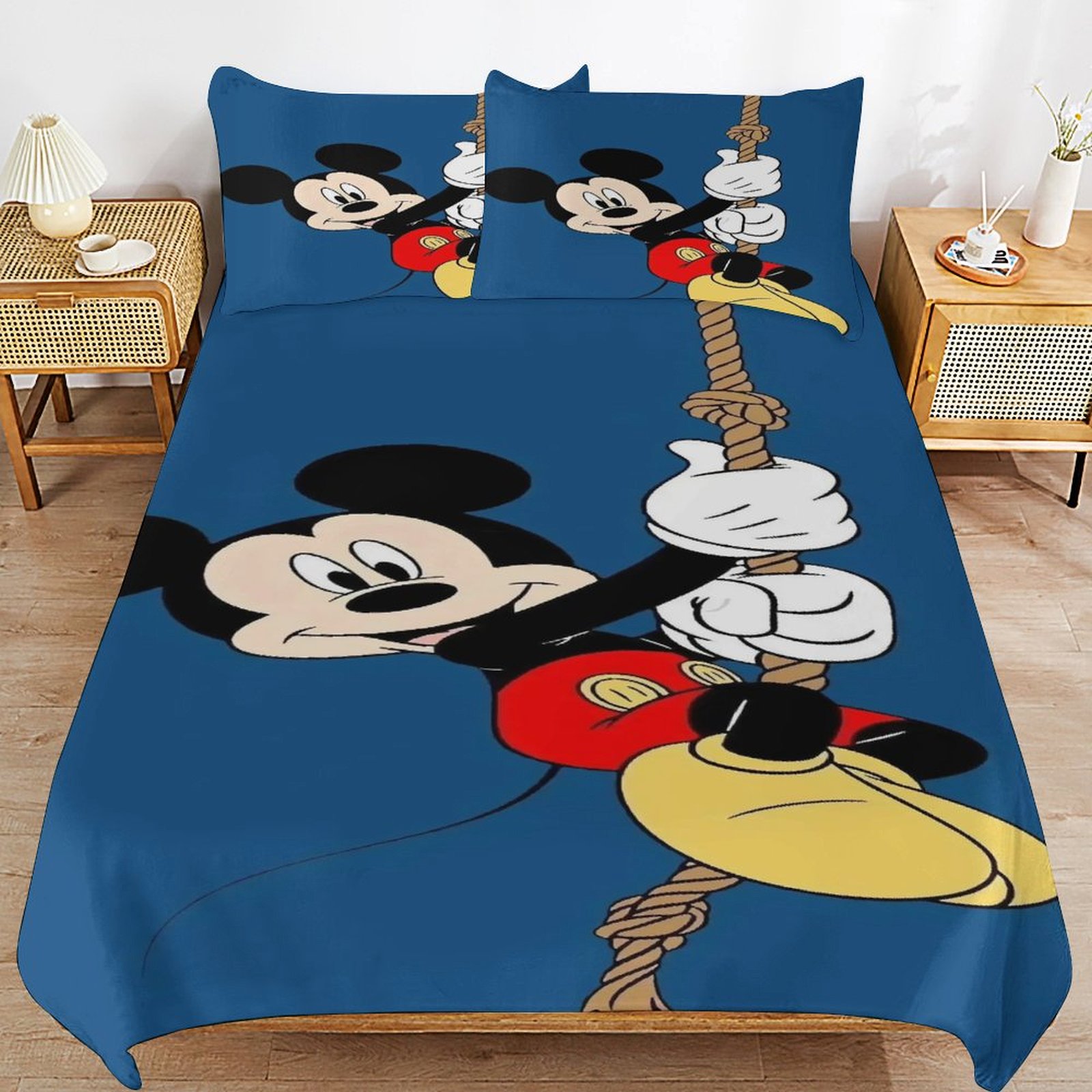 Mickey Mouse Cartoon Duvet Cover Sets Twin King Size for Kids Boys ...