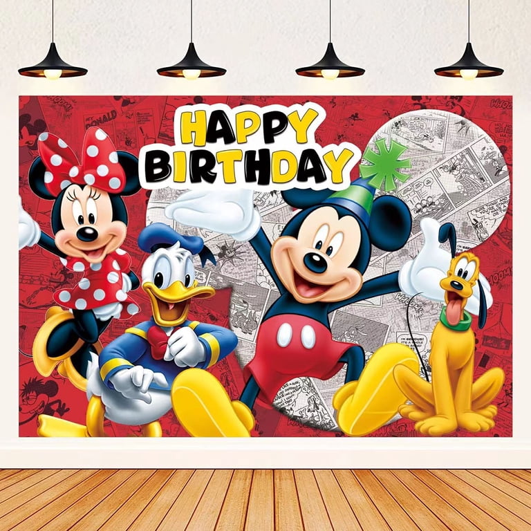 Mickey Mouse 1st Birthday Background 1st Birthday Card Minnie Mouse