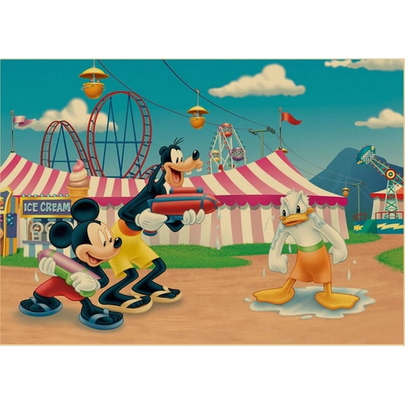 Mickey Cartoon Theme DIY Diamond Painting Kits for Adult5D Full Drill Craft Painting Kits Home Wall Decor12 x 16 inch.