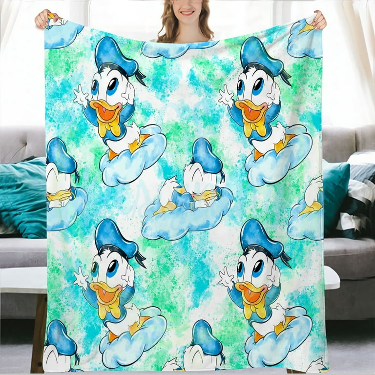 Mickey Mouse Characters Cozy Flannel Blanket Comfortable Warm
