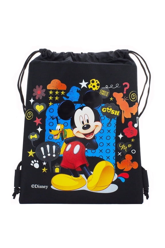Mickey Mouse " Cheese Cheese " Character Licensed Drawstring Bag