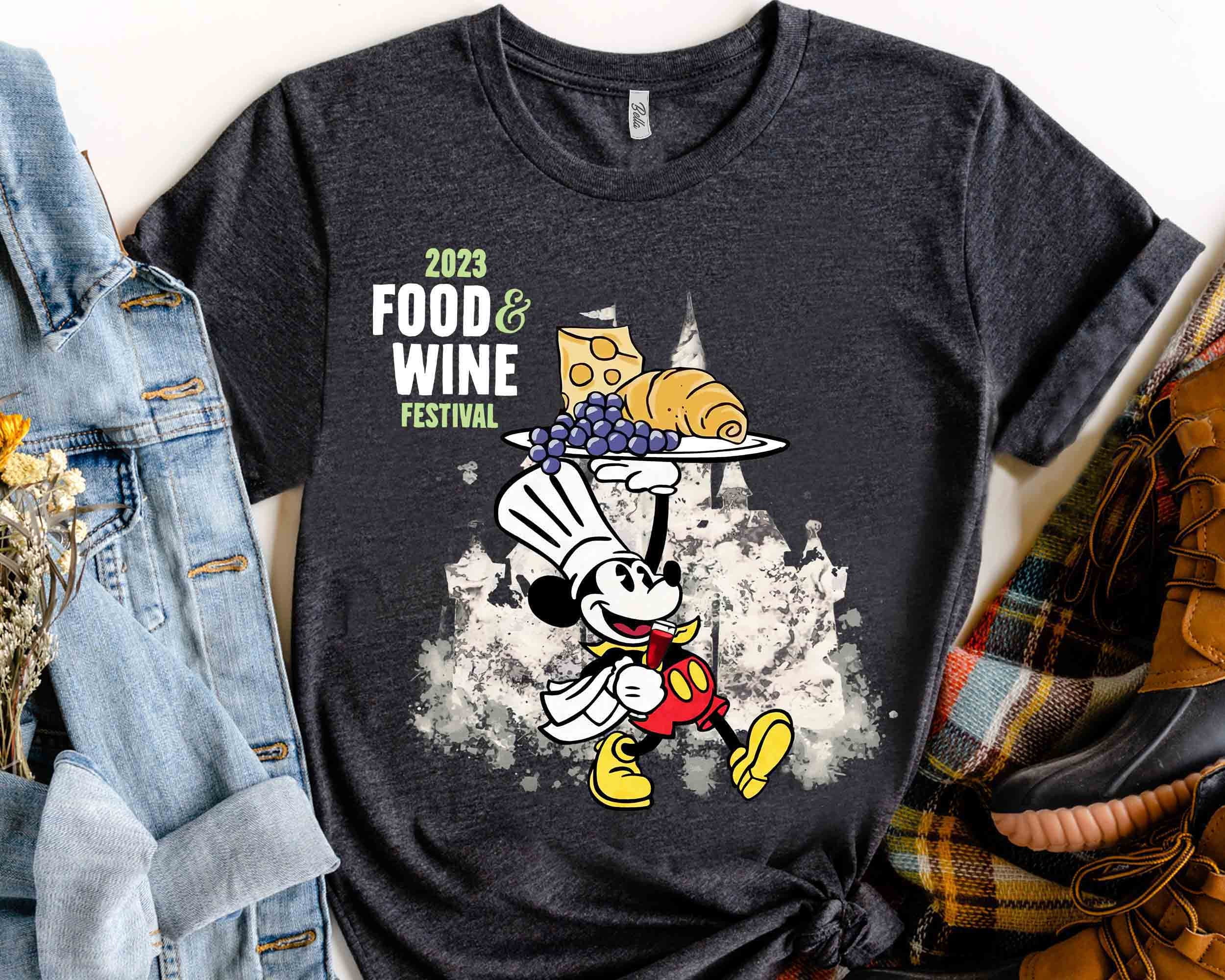 Mickey Mouse Chef Shirt, Disney Epcot Center World Tour 1982 Food And