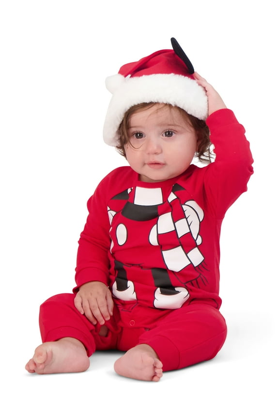 Christmas Baby Unisex Coveralls and Hat Set, 2-Piece, Sizes 0/3M-2T