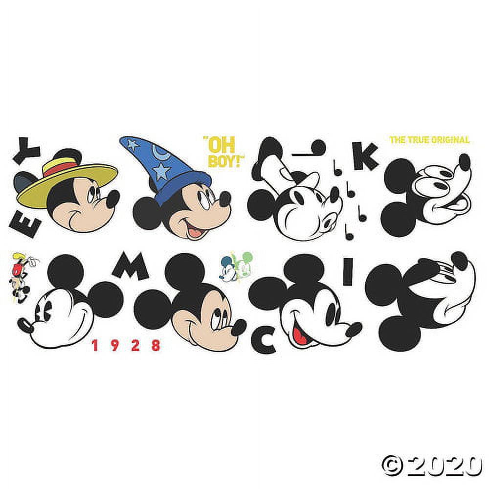 Mickey Mouse Classic 90th Anniversary Peel & Stick Decals
